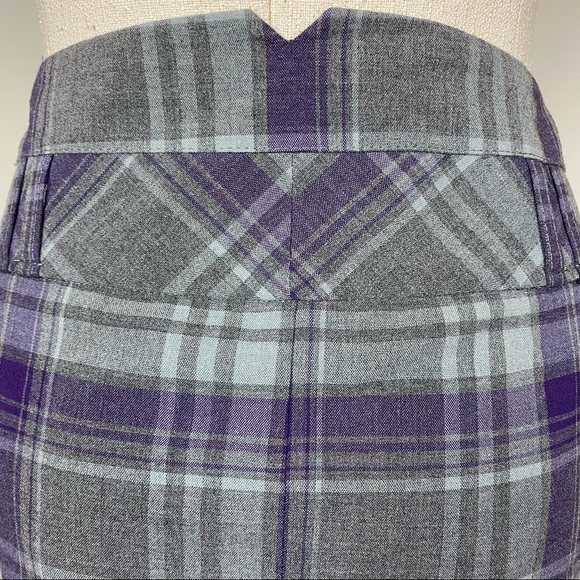 Vintage Tracy Evans Plaid Pencil Skirt - Picture 4 of 9